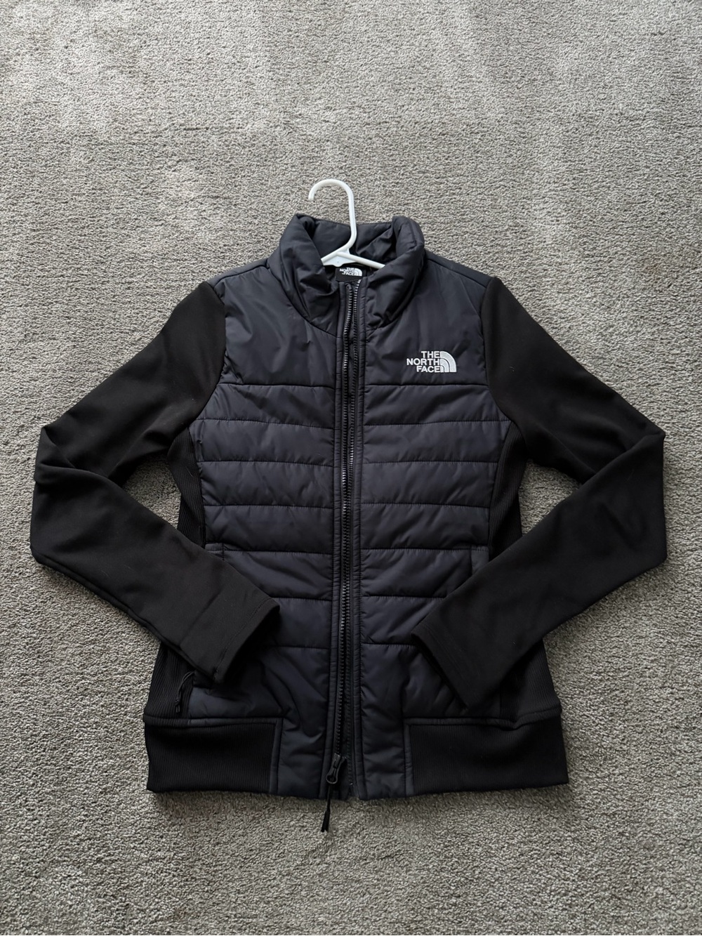 The North Face Women's Black Quilted Hybrid Puffer Jacket xsmall